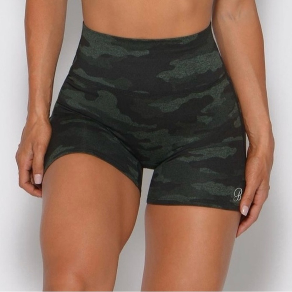 Camo High-Waisted Women's Shorts